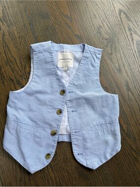 Janie and Jack Light Blue Boys' Dress Vest
